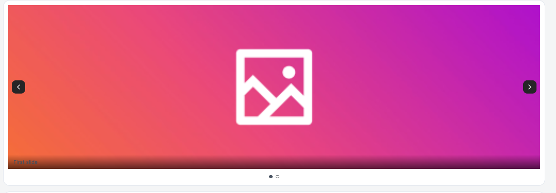Carousel widget in a Responsive app