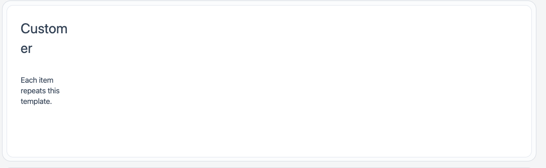 List widget in a Responsive app