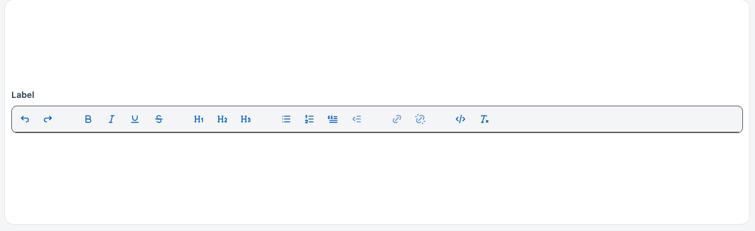 Rich Text Editor widget in a Responsive app